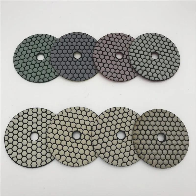 Dry Polishing Pads 4 inch (100 mm) for Granite Marble Polishing Diamond