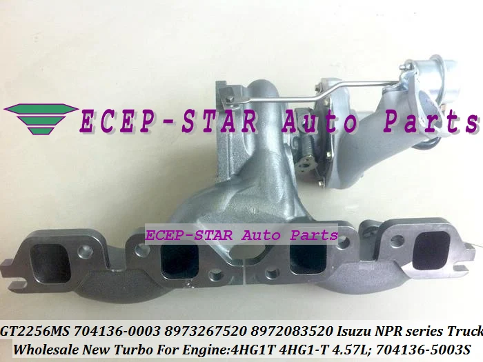 GT2256MS 704136-0003 704136-5003S 704136 8973267520 8972083520 Turbo For ISUZU NPR series Truck 4HG1T 4HG1-T 4.57L (1)