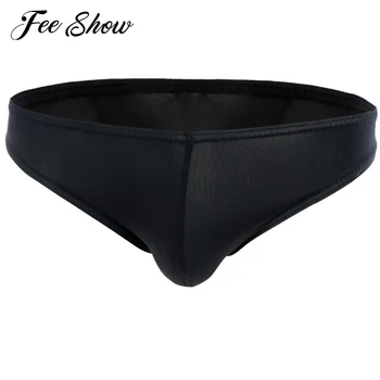 

6 Colors Sexy Men Stretch Smooth Brief Underwear Sexy Stretch Bikini Briefs Smooth Soft Fabric Underwear Brief Comforable