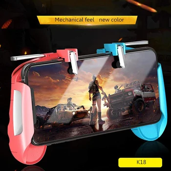 

2019 Newest Joystick Trigger Mobile Phone Game Controller for Mobile Phone Pubg Controller Funny Colours Gamepad Handle Gamepad