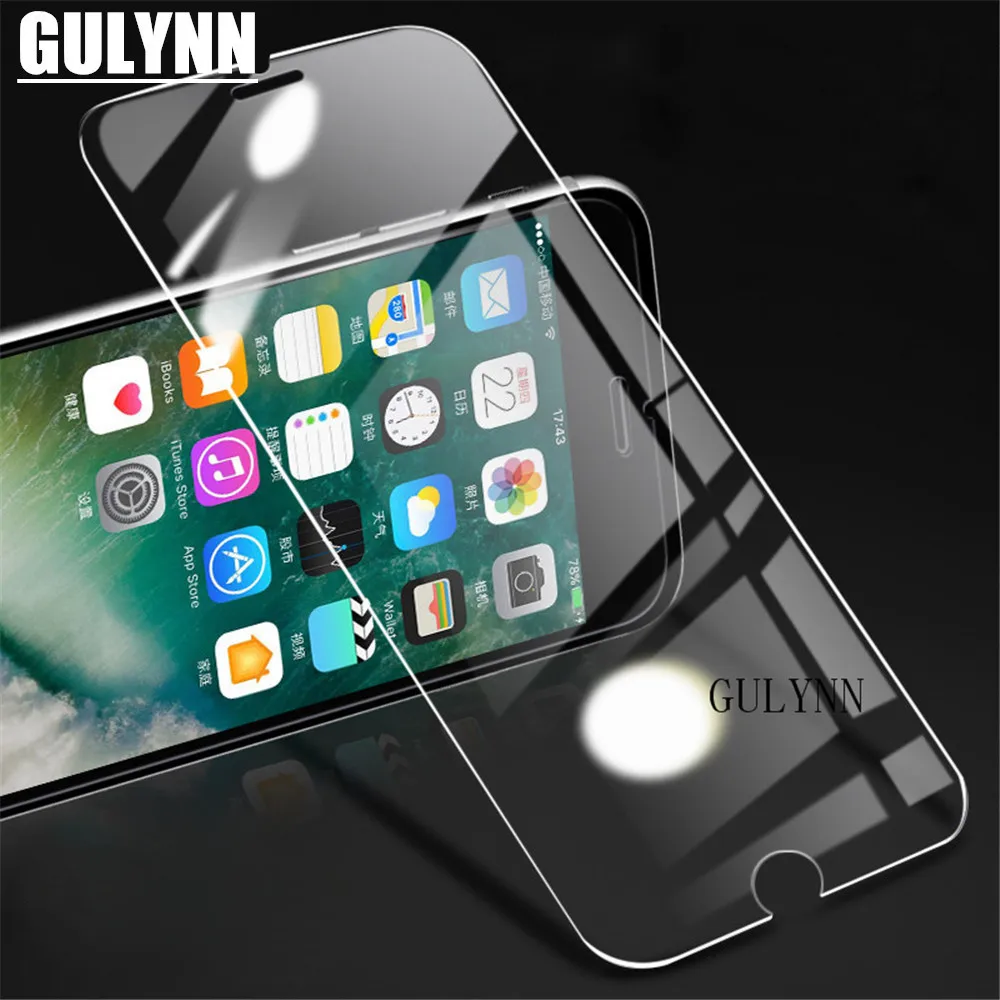 Koop 2.5D 9 H Premium Screen Protector Gehard Glas Voor iPhone 6 6 s 5 s 7 8 SE 4 s X XS Max XR Gehard Film Voor iPhone 7 6 s 8 Plus