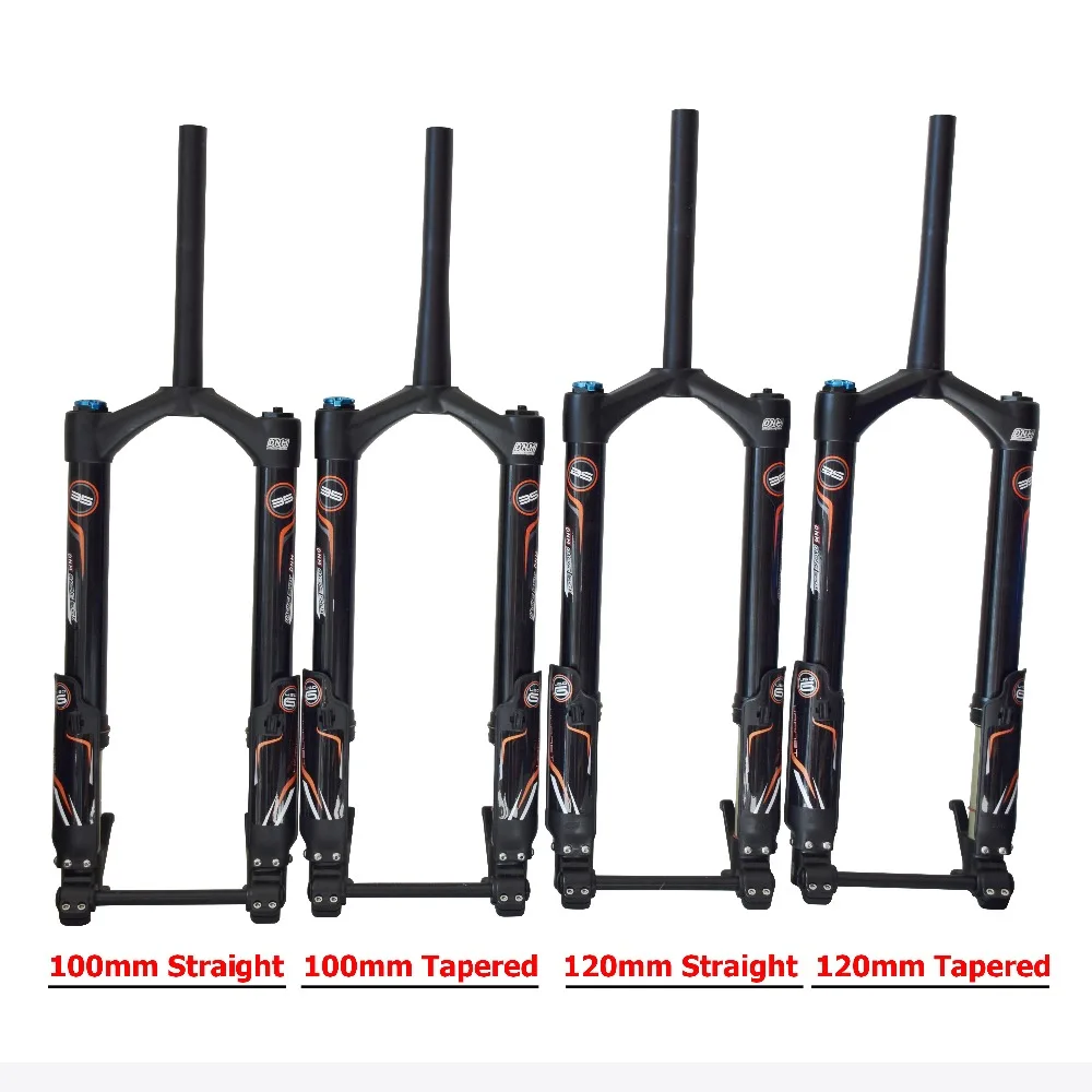 DNM USD 6 Bicycle Fork Suspension Air Straight/Tapered 26"*4.0" Tire