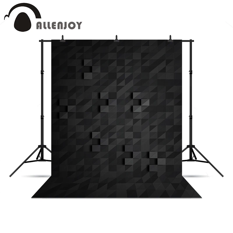 Allenjoy однотонный черный фон для фотографии современный 3D профессиональный