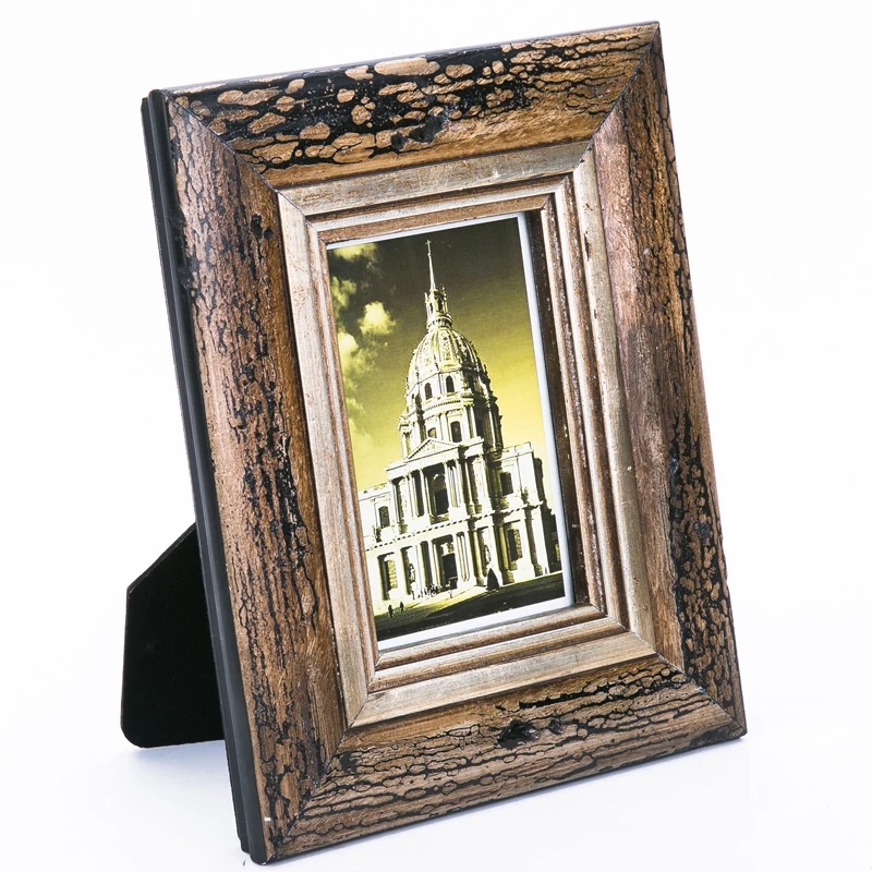 New 2016 MT vintage picture frame simple and stylish wood wall table top frame photo frame