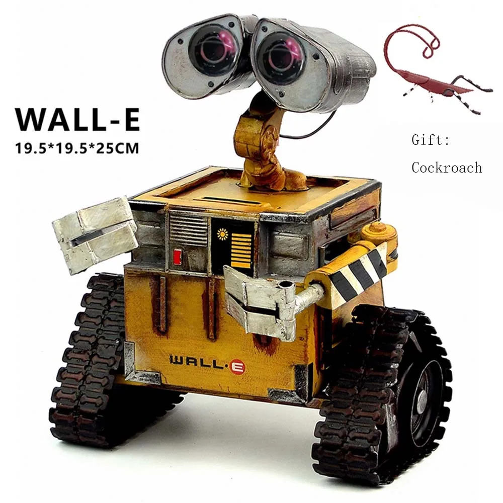 Wall E Robot Movie Model Cold Rolled Steel Metal Action Figure Toy Doll Robote Handmade Crafts Juguetes Figuras Cockroach Wall E Wall E Figure Toywall E Robot Aliexpress