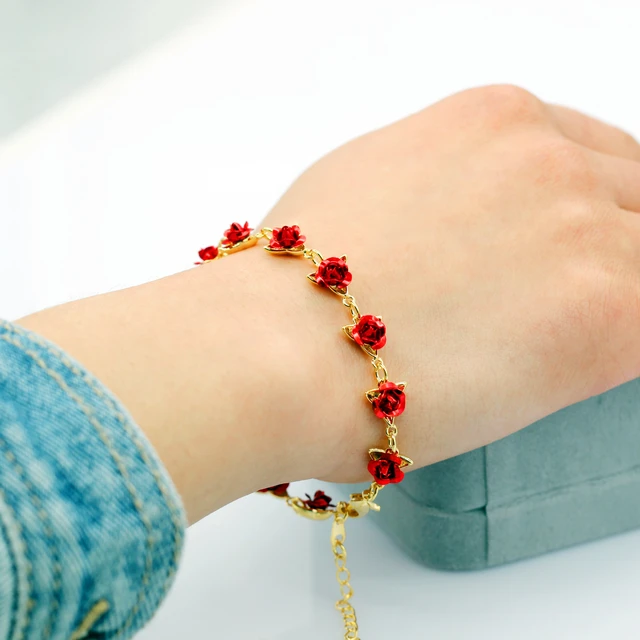 A dozen rose best sale bracelet