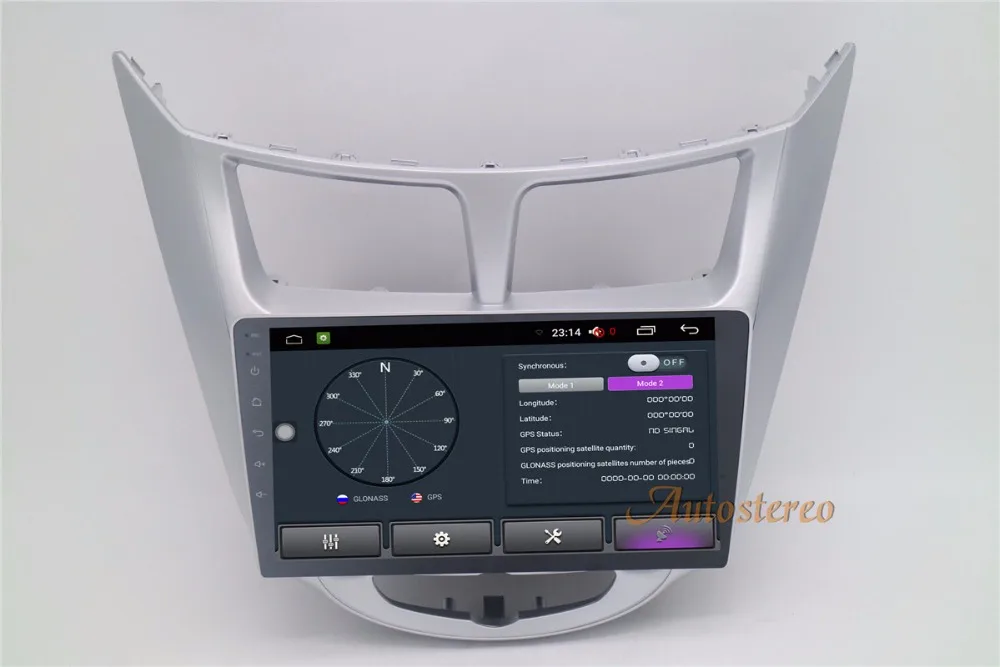 Discount Big screen Android Car GPS Navigation Car DVD Player For Hyundai Accent Verna 2011+  stereo unit multimedia 3