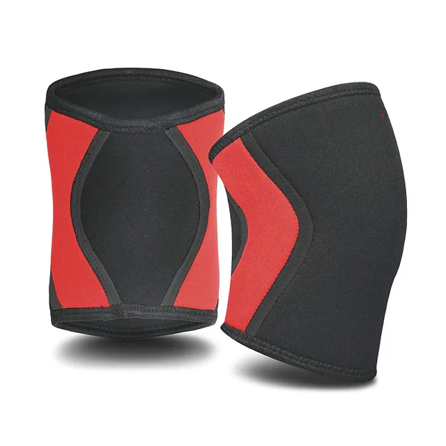 Crossfit Games Knee Support 7mm - X-Small - Black - Expand Your Movement + Cross Training Potential - Knee Sleeve Red