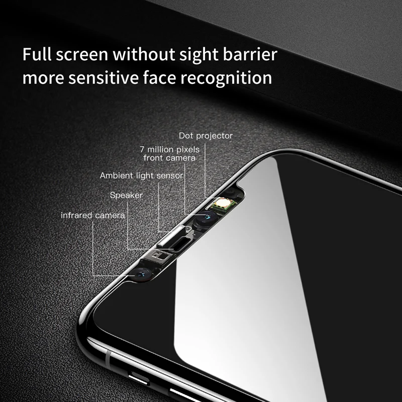 Защитная пленка Baseus 0,3 мм для iPhone Xs Max Xr X из закаленного стекла для iPhone 7plus 8 plus, защитное стекло