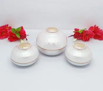 

free shipping 120g 6pcs / lot High-end Bright pink acrylic cosmetics packing bottle,suit bottle,Cream box / bottle