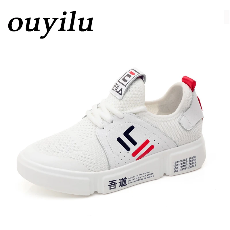 

2018 ouyilu Man Woman Brand Women Running Shoes Womens Sneakers Loopschoenen Comfortably breathable Running Shoes 35-39