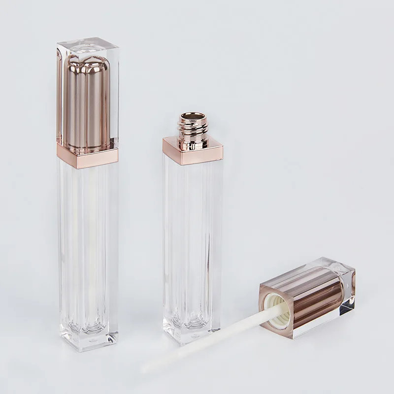 Download Cosmetic packaging 6ml Liquid Matte lip gloss bottle clear ... Yellowimages Mockups