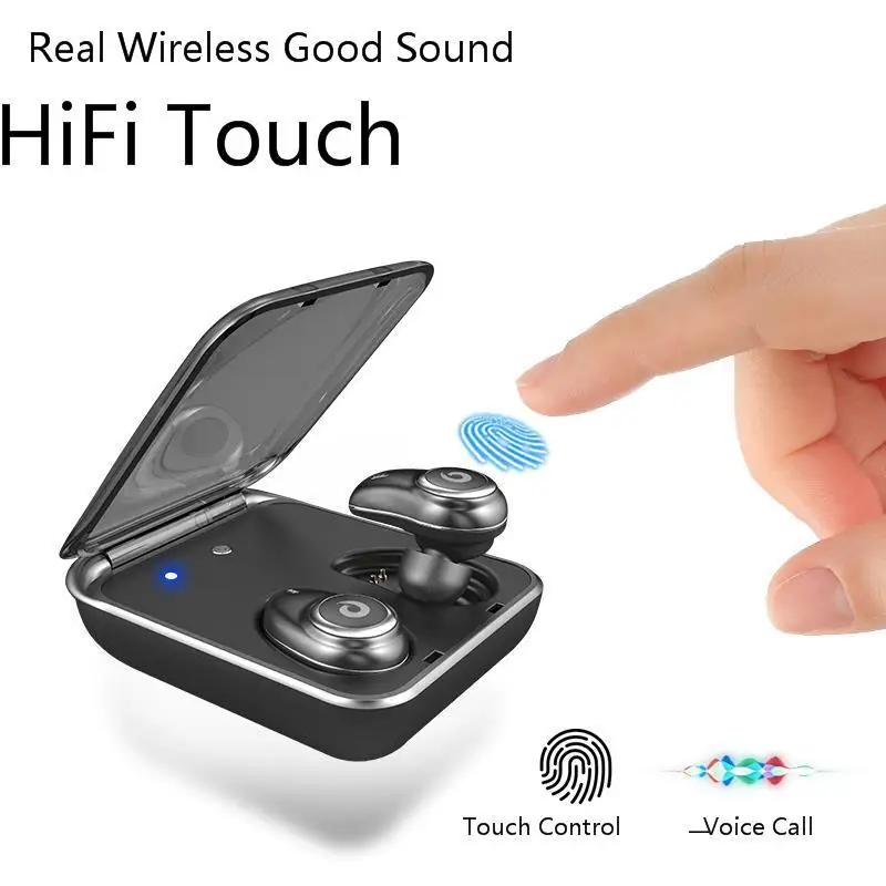 

I7 Twins Mini 3D Stereo Sound Bluetooth Earphone Invisible MP3 Wireless Waterproof Sport Earbuds With Charging Case Power Bank 1