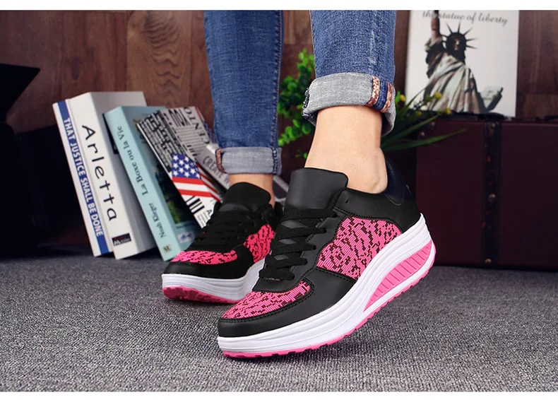 Детская Женская обувь для бега женская спортивная обувь Нескользящая амортизирующая Уличная обувь из искусственной кожи для девочек