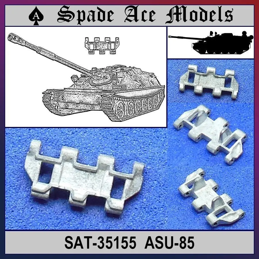 Spade Ace 1/35 35155 Metal Track ASU 85in Model Building Kits from Toys & Hobbies on Aliexpress