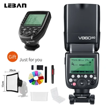 

Godox V860II-C E-TTL HSS 1/8000s 2.4G GN60 Camera Flash speedlite + Xpro-C Wireless Flash Trigger Transmitter for Canon