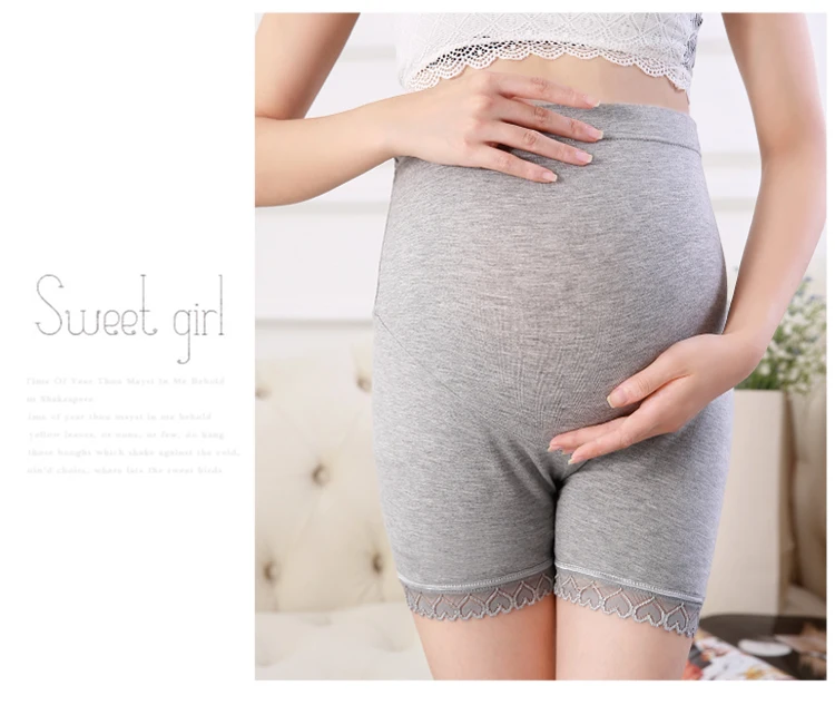 Новое нижнее Белье для беременных женщин, штаны, тонкие весенне-летние круживное для биременных дышащих шорт