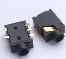 5 PIN 1 8 3 5mm Stereo Jack Socket PCB SMD FOR 3 5MM Headphones headset