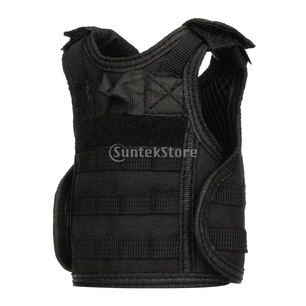 Mini Military Army Tactical MOLLE Vest Style Beers Sleeve Cans Cover Bottles Stubby Holder Cool Bottle Decoration
