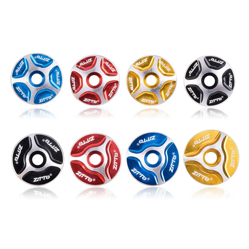 Hot Sale CNC Threadless 1-1//8/" Road MTB Bike Stem Bicycle Headset Top Cap Cover