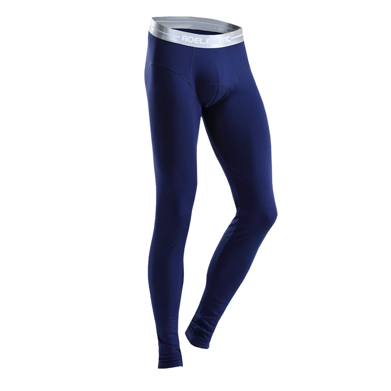 Men's autumnal trousers single thin underpants Modelle line pants warm long john men thermal mens bottoms