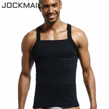Бренд jockmail летний топ на бретелях для мужчин хлопок твердый Бодибилдинг мягкий дышащий жилет майка