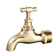 Медный одноместный кран, Открытый Винтажный кран для бассейна/Швабра для бассейна, медленно открытый кран