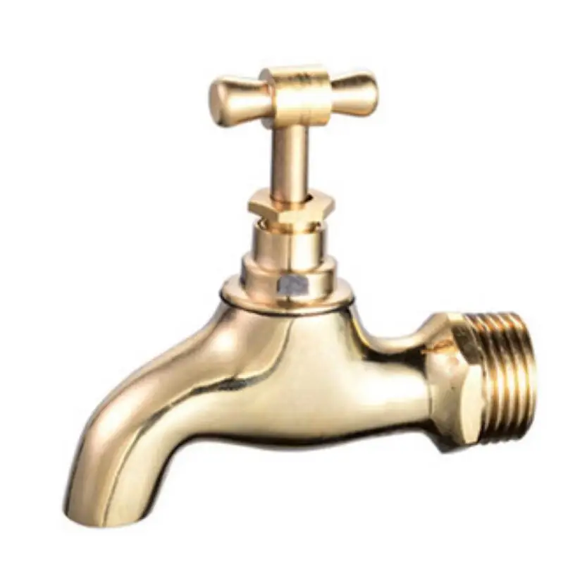 

Copper SingleCold Faucet Outdoor Vintage Faucet Pool / Mop Pool Slow Open Faucet