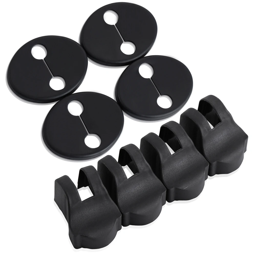 

4Pcs Car Door Lock Protector Cover+4Pcs Door Check Arm Protection Cover For Hyundai,Elantra,I30,Sonata 8,Santa Fe,Tucson