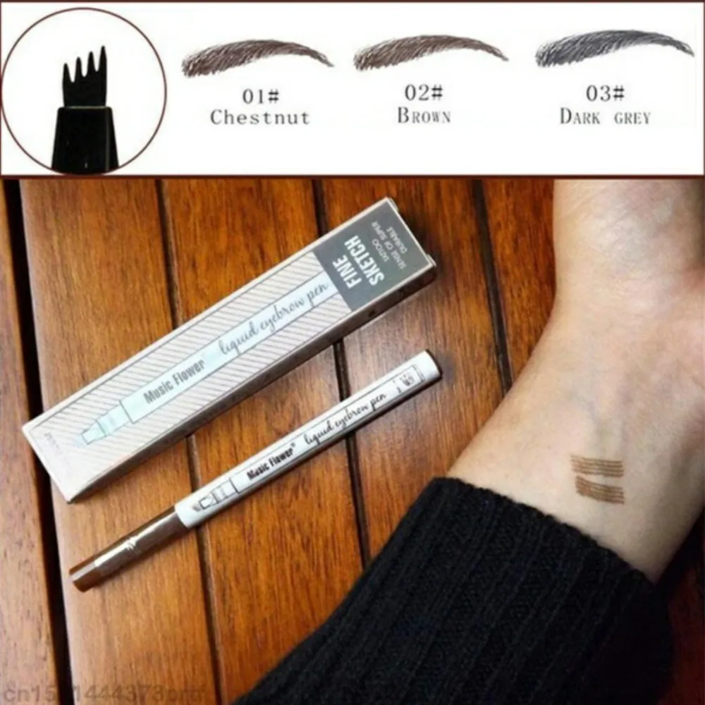 Waterproof Fork Tip Eyebrow Tattoo Pen - MOZNEX