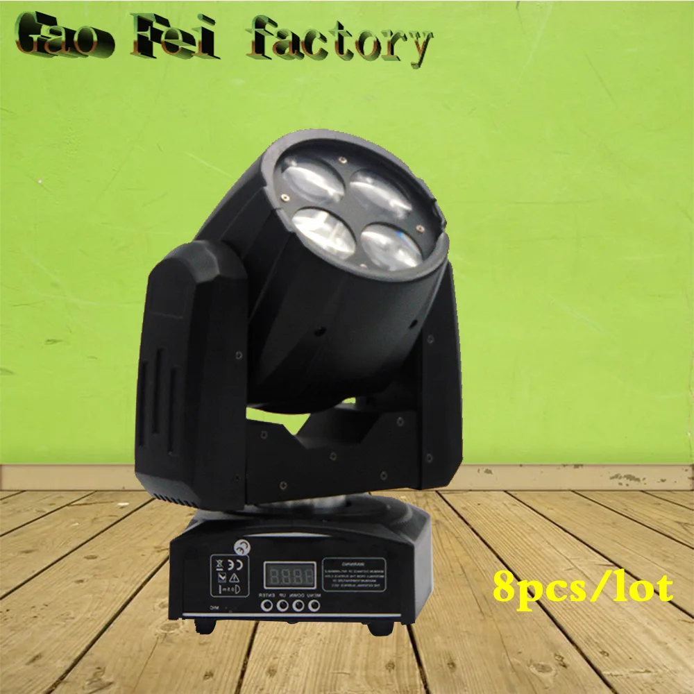 

8pcs/lot New Moving Head Led 4x10W Led Party Light DJ Lighting Beam Moving Head DMX DJ Light