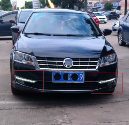 

For 12 year Volkswagen Lavida added fog lamp angel eye aperture day light fog lamp frame grille 2pcs