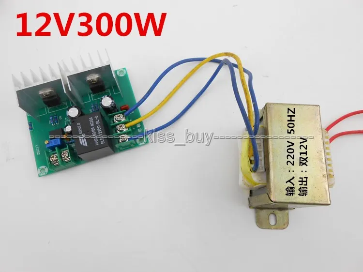Inverter Driver Board Power Module Drive 300W Core Transformer DC 12V To 220V