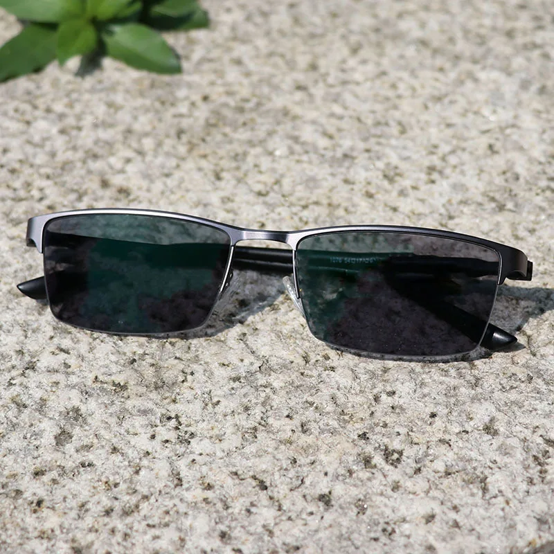 

Vazrobe Titanium Alloy Photochromic Reading Glasses Men Anti Blue Ray Diopter Male +100 125 175 225 275 325 375 Sunglasses UV400