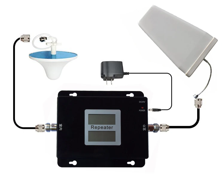 LCD Display GSM 900 4G LTE 1800 Repeater GSM amplifier 900 1800 mhz Mobile Phone Signal Booster 70dB Dual Band Repetidor Celular (3)