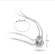T400 silver anklets double layer Women 925 silver jewelry crystal anklets female bell red string brief