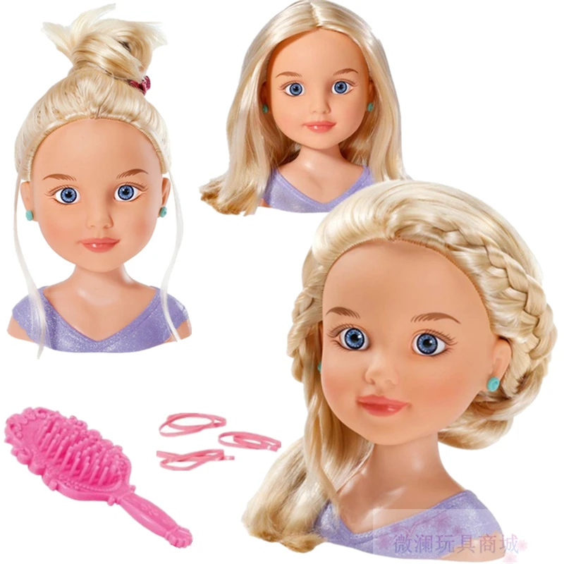 

About 16cm Half body comb doll Hair stylist girl Simulation makeup toy Play house toy Girl gift