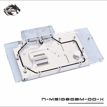 

BYKSKI Full Cover Water Block use for Palit GTX1060 Super JetStream / GTX 1080 Dual 8GB/1070TI Dual GPU Copper Block RGB