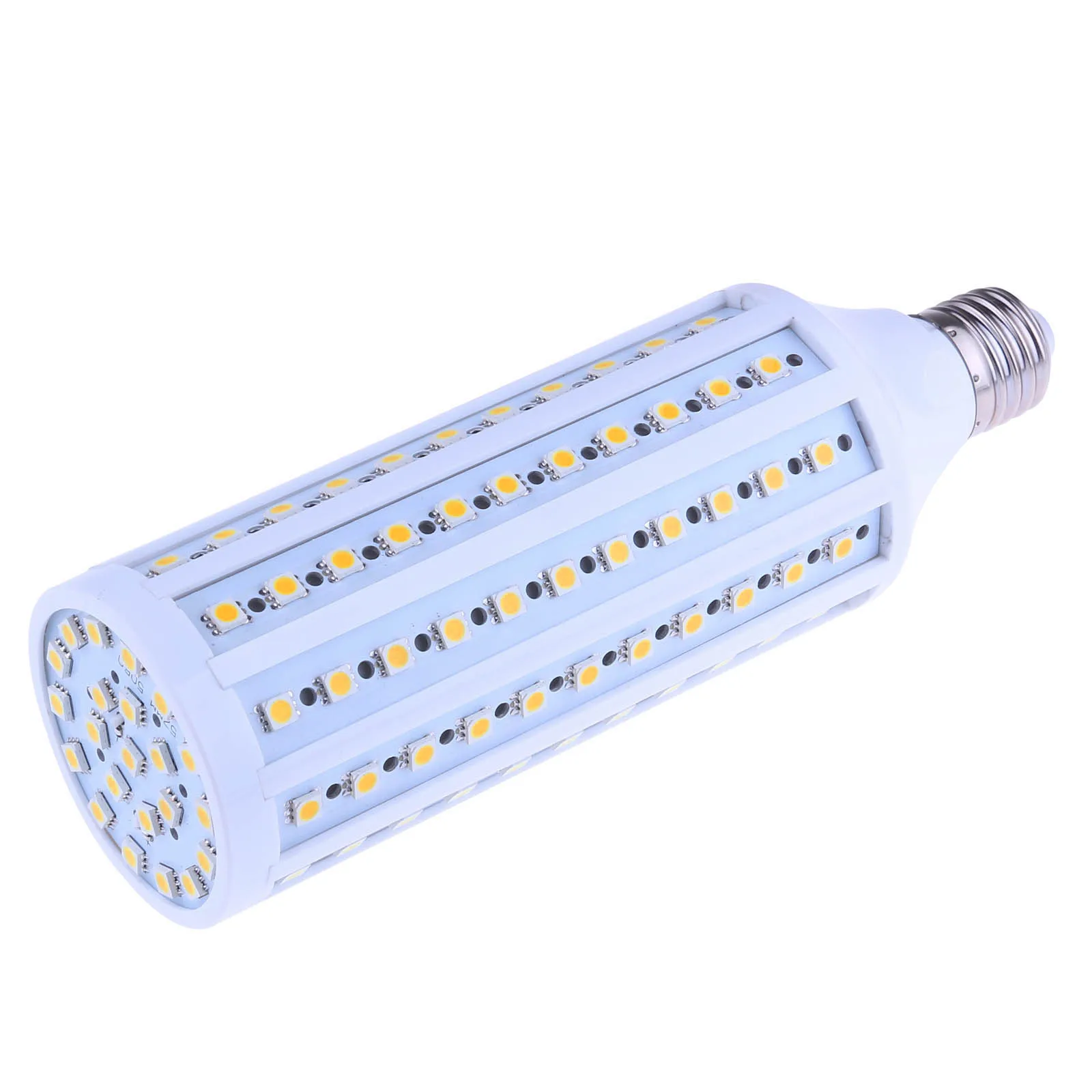 E27 светодиодная лампа 5050SMD 25 Вт 132led Corn 360 градусов угосветильник свечения теплый