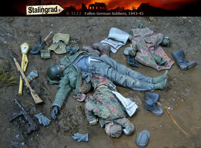 

Stalingrad S-3122 Fallen German Soldiers 1943-45 1/35 Resin Model Kit