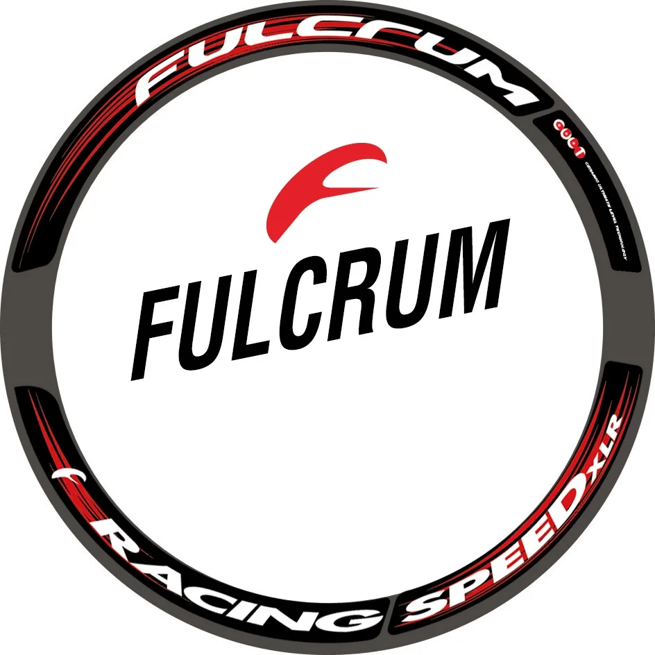 

Two Wheel Stickers Set for Fulcrum XLR 50 Racing Speed Road Bike Carbon Bicycle Cycling Decals