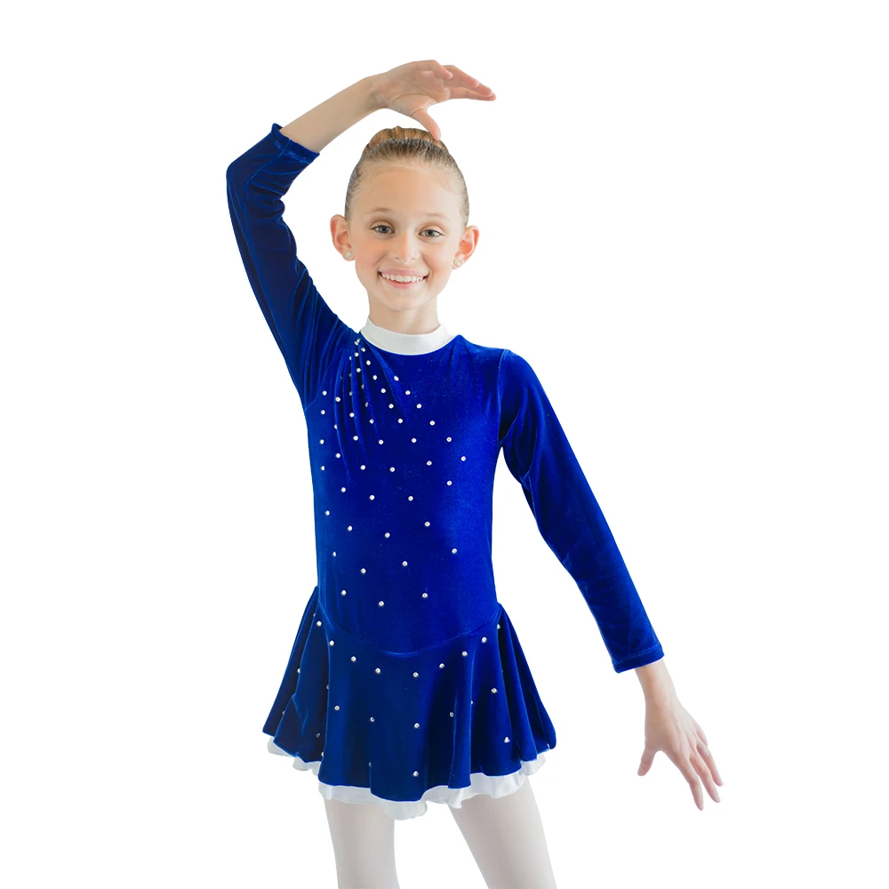 figure skating dresses skirted leotard