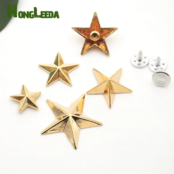 Buy DIY 100sets/lot zinc alloy metal rivets star jeans