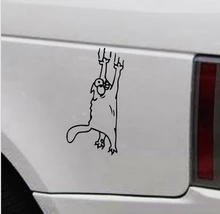 Universal Car Stickers and Decals Auto Motorcycle Sticker Exterior Accessories Cute Cat Pattern Car-styling Car Window Decor