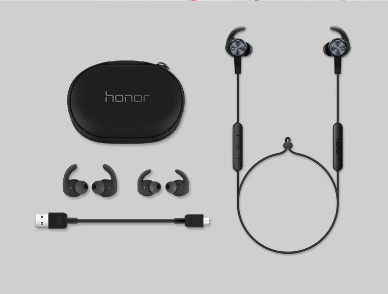 Оригинальные huawei Am61 Honor Bluetooth гарнитура IPX5 водонепроницаемые BT4.1 Музыка микрофон управление беспроводные наушники для Android IOS