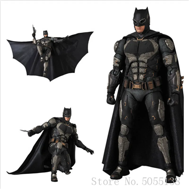 

MAFEX 056 Batman Tactical SUIT Ver. The Dark KNight DC Justice League PVC Action Figure Collectible Model Toy 16cm