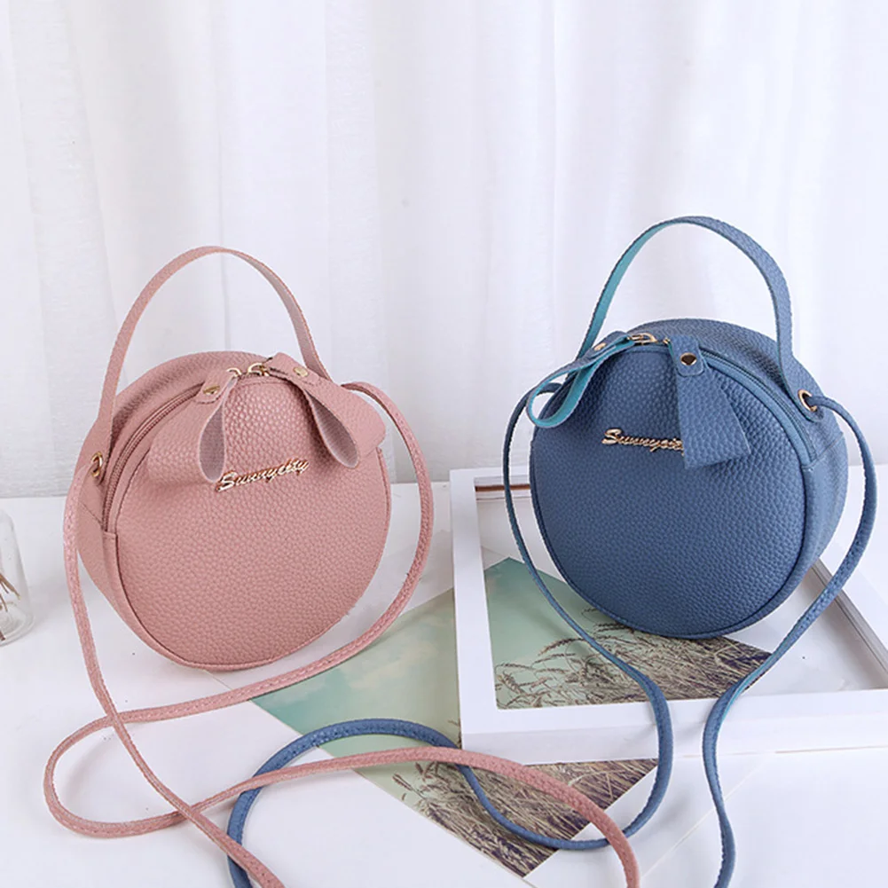 

Fashion Mini Circular Letter Handbags For Women 2018 Luxury Designer Zipper Shoulder bags Messenger Crossbody Tote Clutch Purses