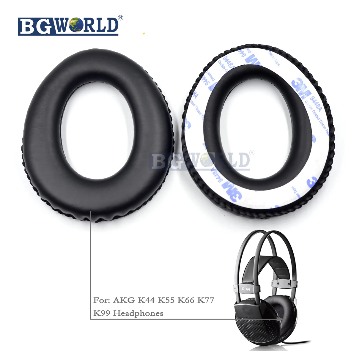 Кожаные амбушюры для наушников AKG K44 K55 K66 K77 K99|replacement earpads|earpads replacementleather earpad |