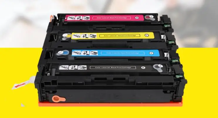 4 шт./компл. новый совместимый картридж 202a CF500A для тонера color Laserjet принтера HP M254 M280