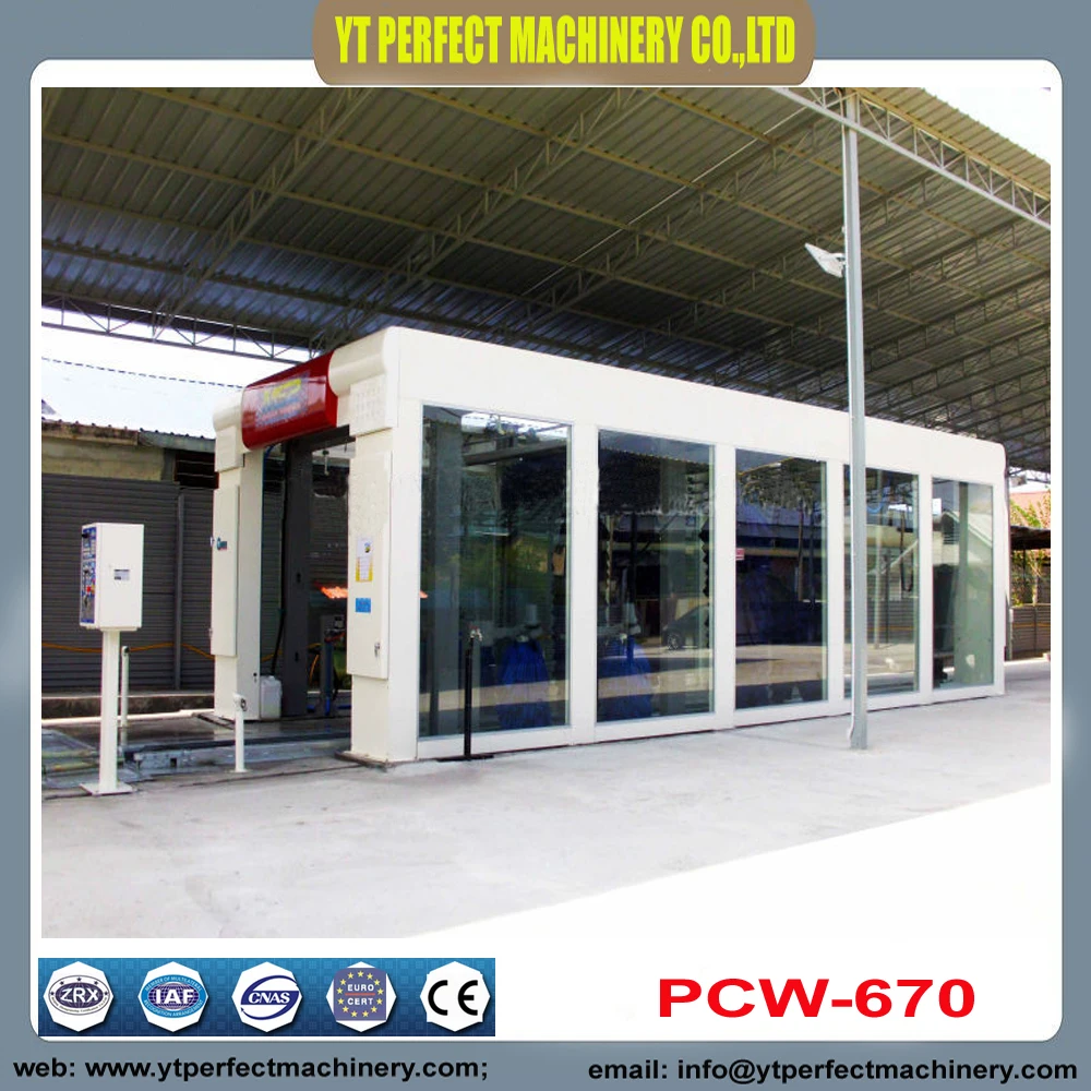 

PCW-670 fully automatic tunnel car wash machine